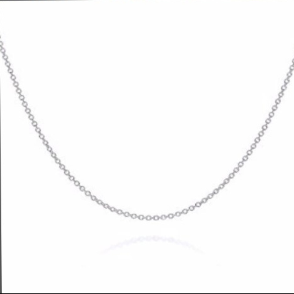 NEW 30" 925 Sterling Silver Circle Rolo Necklace